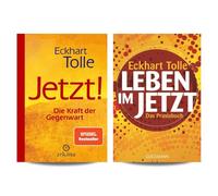Eckhart Tolle - Jetzt! Buchset mit Praxisbuch - Die Kraft der Gegenwart & Leben im Jetzt - Achtsamkeit, Spiritualität, Meditation, Selbstfindung, Bewusstsein und Lebenshilfe mit exklusivem Lesezeichen