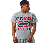 Ecko Mens Unltd T-Shirt Short Sleeve Top Tee Sport Graphic Summer Brands Hatch, Ath Grey Marl, M
