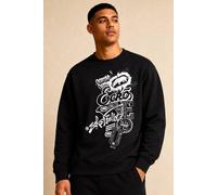 Ecko Unltd. Men's Logo'd Up Sweatshirt in Black | Size: Small Ecko Unltd. Black S