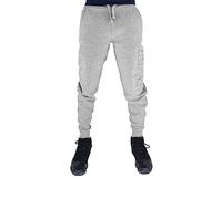 Ecko Unltd. Men's Urban Designer Cotton Printed Logo Embossed Jog Jogger Sweatpants, Black, Grey (UK, Waist, M, Regular, Regular, Grey)