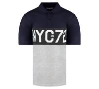 Ecko Unltd. Premium Mens Navy Polo Shirt Cotton - Size X-Large