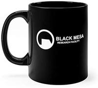 ECKOI Unique Black Mesa Research Facility Mug Gamer Gift Geek Gift Gaming Gift Half Life Portal Valve Birthday Gift For my mother funny humor cup gift coffee tea ceramic cup friends men 11oz