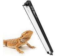 Eckpo T5 HO UVB Reptile Light Kit, 22.6" Fixture with 14W 10.0 UVB Tube, Suitable for Desert Reptiles Including Adult Bearded Dragons