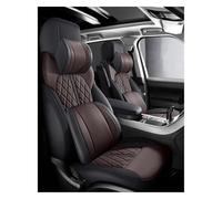 ECKYGYCEPK Car Seat Cover Front For Civic 2006-2011 Car Seat Cover Interior Full Set Automobiles Custom Leather Support Cushion Protecto(Black Brown,SE)