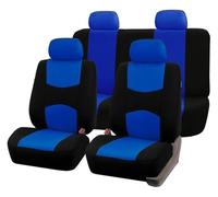 ECKYGYCEPK Car Seat Cover Front For Edge For Mondeo For Focus For Fiesta For Kuga Car Seat Support Cushion Cover Protecto Seasons General Pad(Blue)