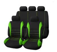 ECKYGYCEPK Car Seat Cover Front For Fiat For 500x For Palio For Panda For Tempra Back Row Car Seat Mat Pet Dog Cushion Support Cover Protecto(Green)