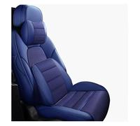 ECKYGYCEPK Car Seat Cover Front For M&ercedes For W211 2005-2009 Car Seat Support Cushions Protecto Leather Cover Interior Full Set Custom(Blue Pillow)