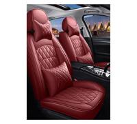 ECKYGYCEPK For HYUNDAI For Sonata For Creta For Elantra For Ix25 For Ix35 Car Interior Details Seat Support Cushion Protecto 5 Covers Car Seat Cover Front(Wind Red,DE)