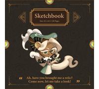 Eclair Cookie Sketchbook: Kingdom Run Drawing Journal with 120 blank pages in an 8.5 x 8.5 Art Doodle Pad for kids teens and creative artists