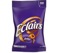 Eclairs Chocolate Bag Caramels With Milk Chocolate Centres 12 x 110G "Serving up some sweet happiness" Special For Easter Christmas,Birthday,NewYear