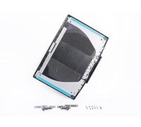Eclass LCD Back Cover & Screws & Hinges Set Black For Dell Ins-piron Gaming G3 15 3500 3590 Blue Logo Top Case with Hinge Kit Screw10PCS Rear Lid 0747KP 747KP
