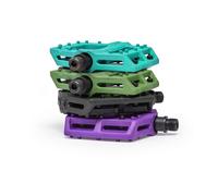 Eclat Contra 9/16" BMX Pedals Black Purple Teal Army Green