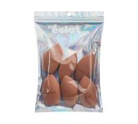 Éclat Makeup Sponge Set, 6 Pcs Blender Sponge Puff, Latex-Free & Super Soft, Wet & Dry Multi Use for Liquid, Powder, Cream Foundation, Lightweight Flat Teardrop Shape Professional Beauty Blending Tool