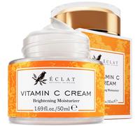 Eclat Skincare Vitamin C Moisturizer for Face with Hyaluronic Acid & Squalane - Face Brightening Cream - Anti Aging, Firming & Hydrating Vitamin C Cream for All Skin Tone 50 ml