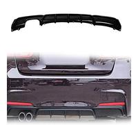ECLAY Rear Bumper Diffuser Lip For BMW F30 F31 3 Series 2012-2018 M-Sport Performance Matte Black Car Body Kit Spoiler Blade Splitter (Color : Glossy black)