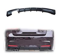ECLAY Rear Bumper Diffuser Lip For BMW F30 F31 3 Series 2012-2018 M-Sport Performance Matte Black Car Body Kit Spoiler Blade Splitter (Color : Carbon fiber)