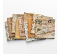 Eclectic Elements Palette: Orange Fat Quarter Bundle (10 Pieces) by Tim Holtz for FreeSpirit (TH.Palette.Orange.10FQ)