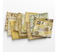 Eclectic Elements Palette: Yellow Fat Quarter Bundle (10 Pieces) by Tim Holtz for FreeSpirit