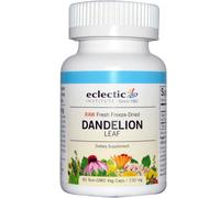 Eclectic Institute, Dandelion Leaf, 150 mg, 90 Non-GMO Veggie Caps
