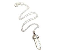 Eclectic Shop Uk Crystal Angel Aura Quartz Master Healer Reiki Charged Pendant 925 Silver Necklace & Reiki Healing Crystal Chakra
