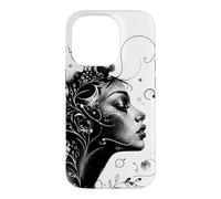 Eclectic Surreal Line Drawing Aesthetic Case for iPhone 14 Pro