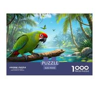 Eclectus Parrot 1000 Pieces Jigsaw Puzzles For Adults Educational Games Stress Relieving Entertainment Exercise The Memory of The Brain for The Whole for Women, Gifts for Men 70x50cm/10