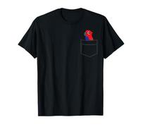 Eclectus Parrot in A Pocket Cute Pocket Parrot T-Shirt