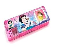 Eclet 1pc Calculator Magnetic Pencil Box with Dual Sharpener Printed Case of Kids-A Geometry Box
