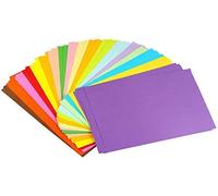 Eclet 40 Pieces Coloured A4 Sheets (10 Sheets of Each Colour) Art and Craft Paper Double Sided Coloured Set 156