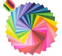 Eclet A4 100 Coloured Sheets (10 Sheets each color) Copy Printing/Art and Craft Paper Double Sided Coloured Office Stationery Children's Day Gift, Birthday Gift, Party Favors,christmas decor etc