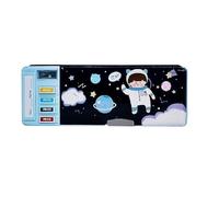 Eclet Space Compass Box Multifunctional Pencil Box for Kids Magnetic Theme Return Gifts for Boys & Girls (Space Compass Box) (Multicolor)(Accessories Not Included) AA