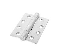 Eclipse 4 Inch (102mm) Pack of 3 Stainless Steel Ball Bearing Hinges - Satin Stainless Steel