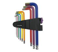 Eclipse 9 Piece Colour Coded Hex Key Set