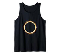 Eclipse Art Graphic Moon Solar Sun Merch Design Tank Top