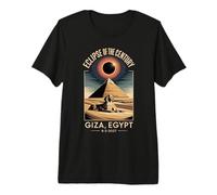 Eclipse Century Giza Pyramids Sphinx Aug 2 2027 Premium T-Shirt