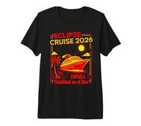 Eclipse Cruise 2026 Spain Totalidad En El Mar Premium T-Shirt