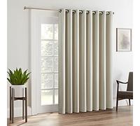 Eclipse Curtains Thermal Patio Door Panel, Stone, 100x84
