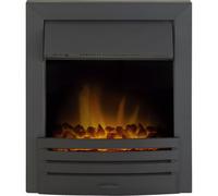 Eclipse Electric Fire in Black with Remote Control Adam Fires & Fireplaces Black One Size