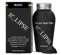 ECLIPSE Hair Fibres Black for Thinning Hair for Women & Men to Conceal Hair Loss in 15 Seconds - 100% Undetectable Hair Building Fibres, 30g