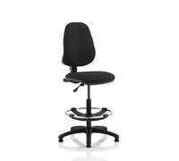 Dynamic Permanent Contact Backrest Task Operator Chair Without Arms Eclipse I Without Headrest High Back and Hi Rise Draughtsman Kit