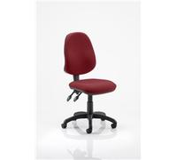 Eclipse Plus II Lever Task Operator Chair Bespoke Colour Back And Seat Ginseng Chilli