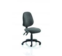 Eclipse II Lever Task Operator Chair Charcoal Without Arms