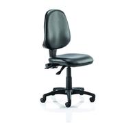 Dynamic Independent Seat & Back Task Operator Chair Without Arms Eclipse Plus II Black Seat High Back
