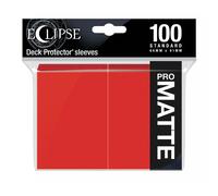 Ultra Pro Eclipse Matte Standard Sleeves (100) - Apple Red
