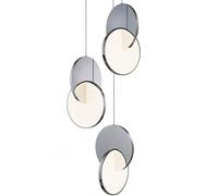 Eclipse Pendant 3 Pcs Chrome