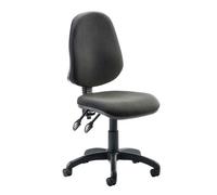eclipse plus ii fabric office chair in black no arms