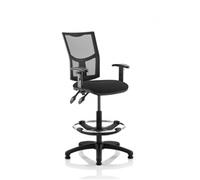 Eclipse Plus II Lever Operator Chair Mesh Back Black Adjustable Arms
