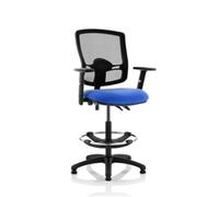 Eclipse Plus II Lever Operator Chair Mesh Back Blue Draughtsman Kit