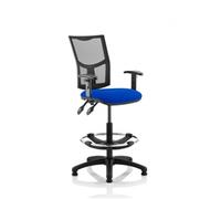 Eclipse Plus II Lever Operator Chair Mesh Back Blue Draughtsman Kit