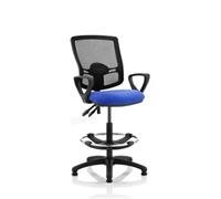 Eclipse Plus II Lever Operator Chair Mesh Back Blue Seat loop Arms